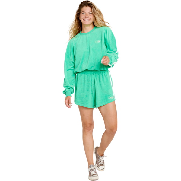 2026 Rip Curl Womens High Tide Terry Crew 076WFL - Green